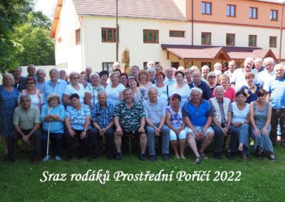 Sraz rodáků - 24.6.2022 - Prostřední Poříčí